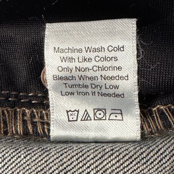 Coldwater Creek SZ 18 Cropped Jeans Natural Fit Stretch Zip-Fly Pockets Blue - Picture 10 of 10